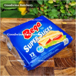 Cheese Bega Australia sliced cheese SMOKEY BBQ chilled 12pcs 200g